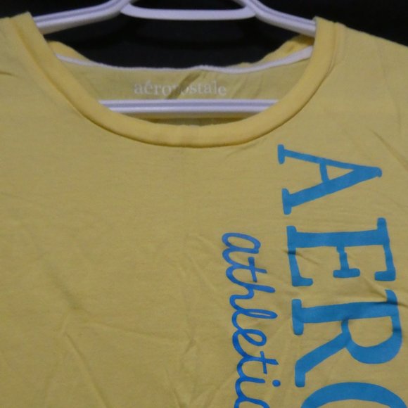 AEROPOSTALE | xl extra large | yellow graphic tee | 100% cotton - Picture 4 of 12